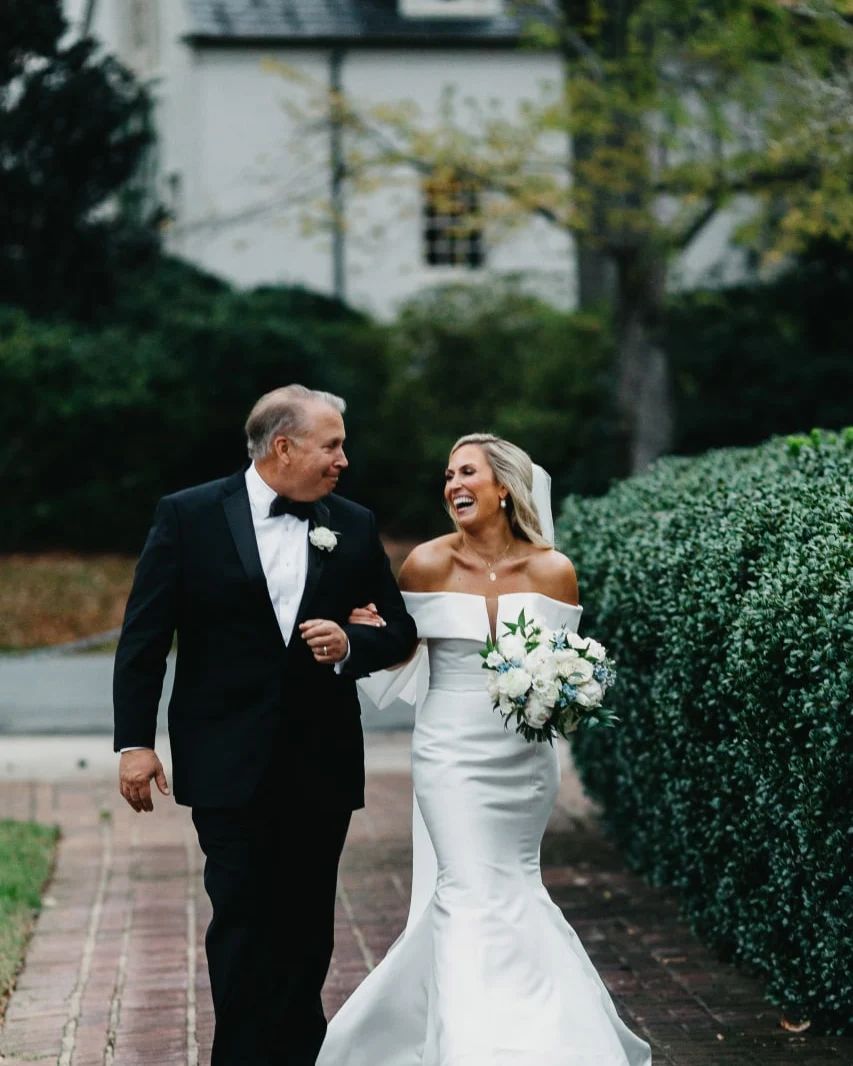 One can hardly imagine anything more touching than a father walking his bride down the aisle. 

I wonder what Dad said to his daughter caused such a funny reaction. 
 
You can see more pictures on my website. The link is in my profile.

#volkway #charlottephoto #charlottephotographer
#fortmillphotographer #gastoniaphotographer #cltphotographer #704photographer #cltshooter #ncphotographer #scphotographer #charlotteweddingphotographer 
#ncweddingphotographer #charlottewedding 
#cltweddingphotographer