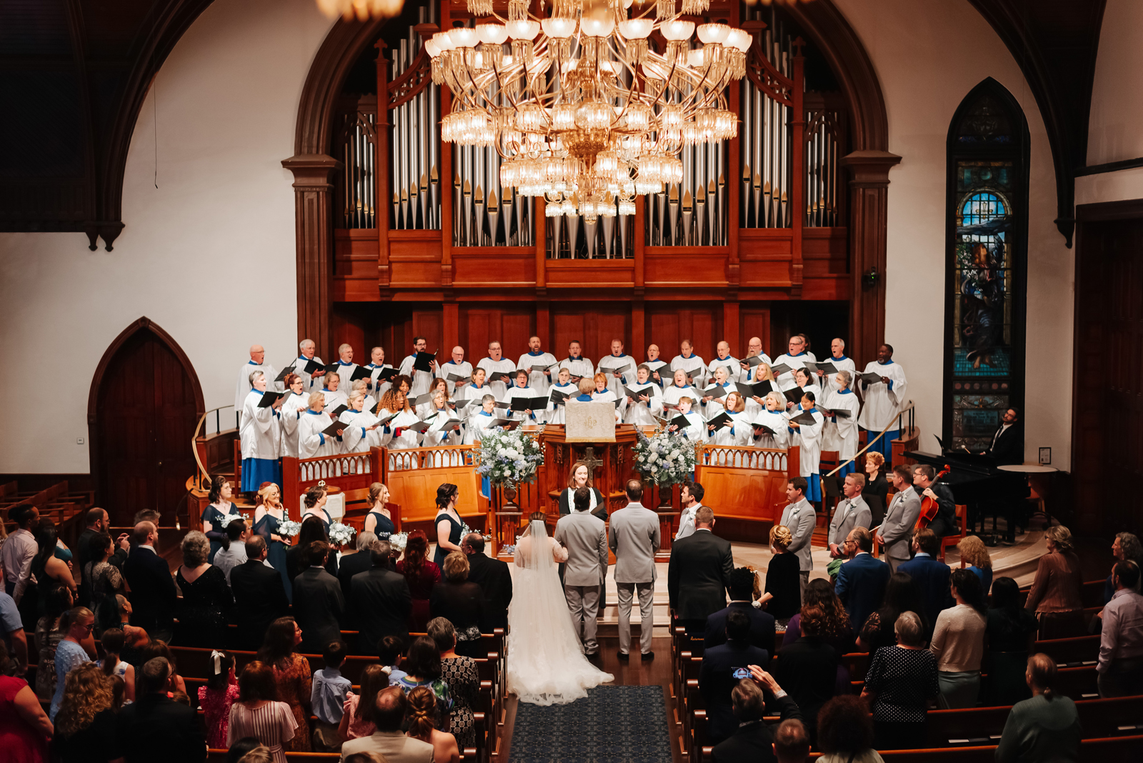 Wedding ceremony in Charlotte Church